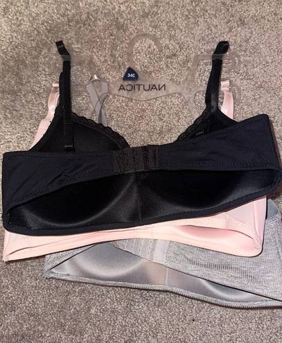 Nautica Black, Grey and Black Bras