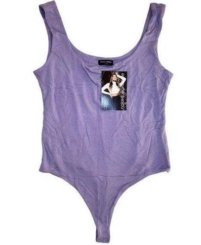 Naked Wardrobe NWT  Iris Purple Tank Top Bodysuit