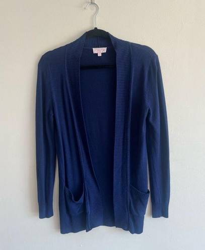 Pink Lily  M Navy Blue Long Cardigan