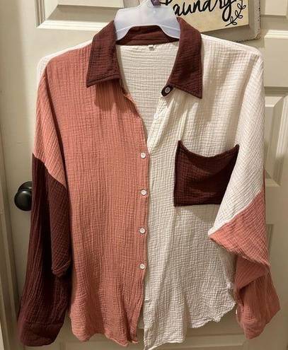 Womens button up shirt Size XXL