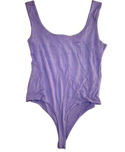 Naked Wardrobe NWT  Iris Purple Tank Top Bodysuit