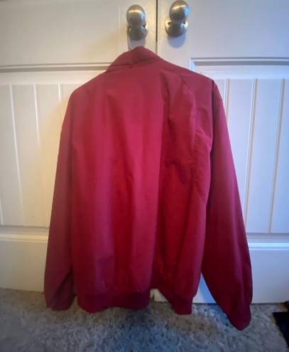 Bomber Type Jacket Red Size XL