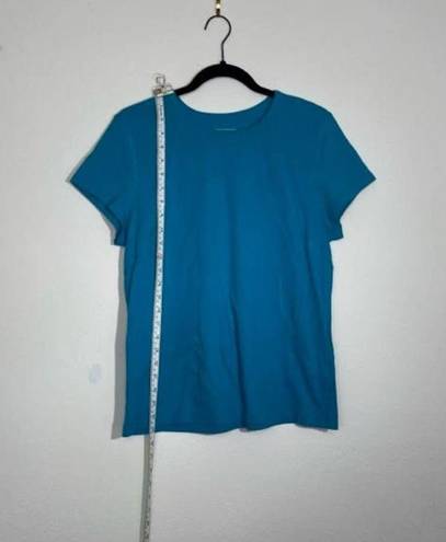 Tek Gear  Blue Slightly Fitted Scoop Neck Athletic Tee Size XL