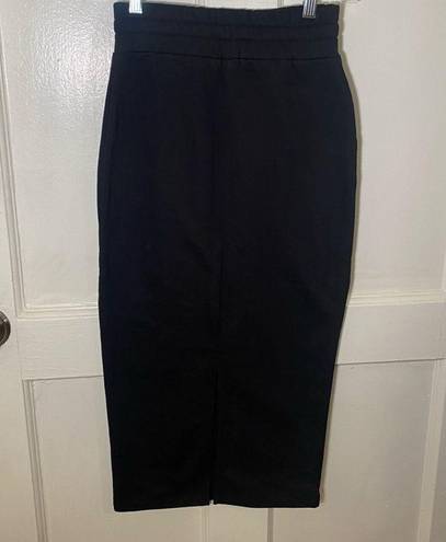 ZARA  Black Fleece‎ Midi Skirt- NWT