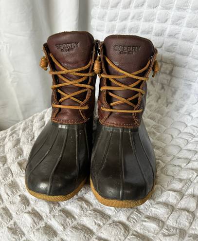 Sperry Saltwater Water-Resistant Cold Weather Duck Boots