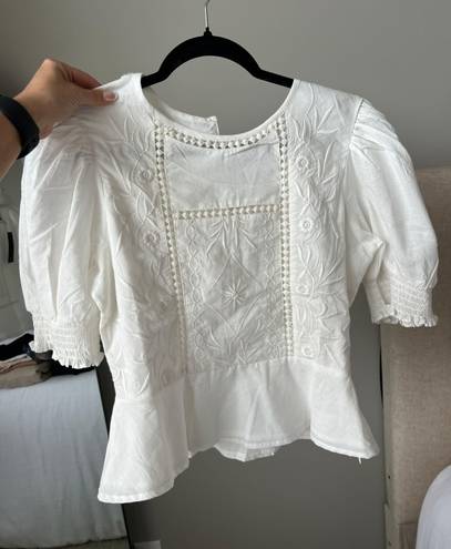 Lulus White Blouse