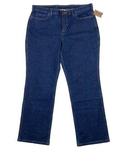 Duluth Trading NWT  Co. DuluthFlex Work Relaxed Fit Straight Leg Mid Rise Jean 16
