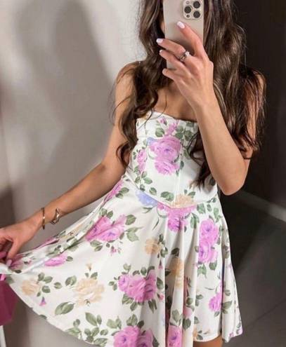 ZARA Floral Corset Style Dress