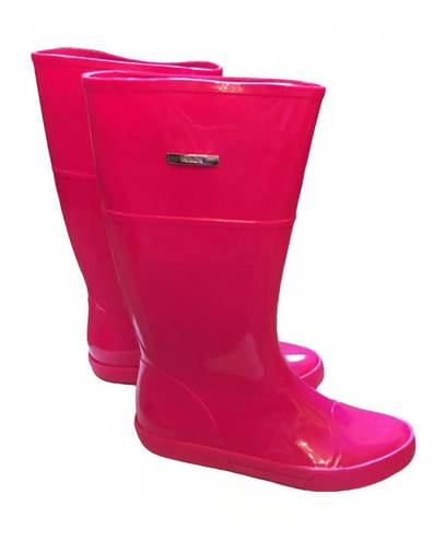 Furla Wellington Rain Boots (41) 10.5 Pink