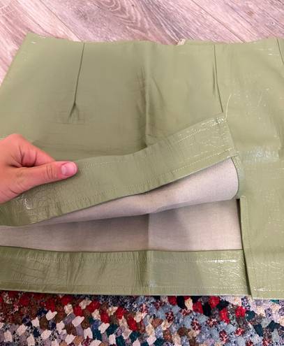 Princess Polly Green Mini Skirt