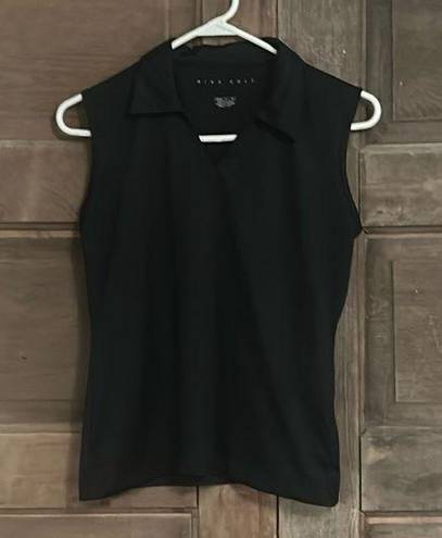 Nike  Golf Polo Size Medium Black Womens