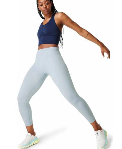 Sweaty Betty Athlete 7/8 Crop Seamless Workout Leggings in Smoked Blue Marl NWT