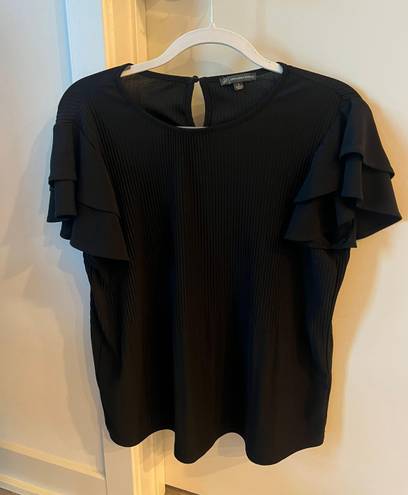 Adrianna Papell Black Blouse