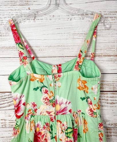 City Triangles  Junior Floral Sweetheart Neck Sleeveless Mini Dress Multi Size 9