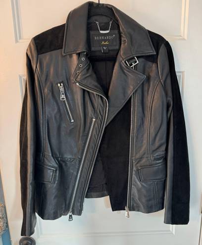 Bernardo Suede Leather Jacket