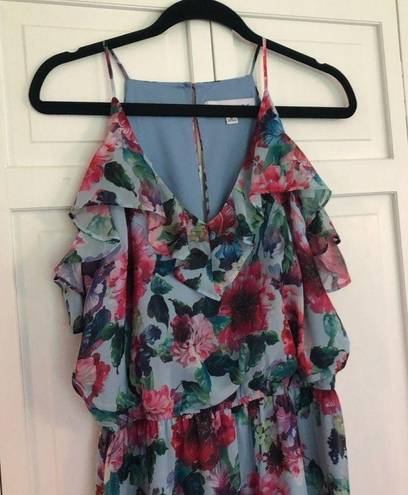 Emma & Michele   nwt floral cold shoulder dress