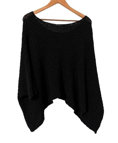 Helmut Lang Vintage  Crochet Ponchó Sweater Tunic