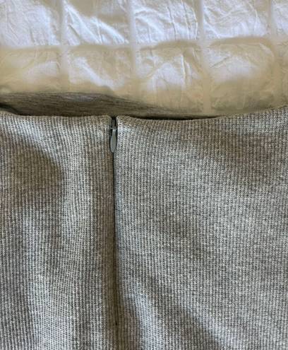 Rag and Bone  Gray Knit Ruched Mini Skirt