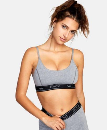 RVCA Base Bra Sports Bra Gray Size XL