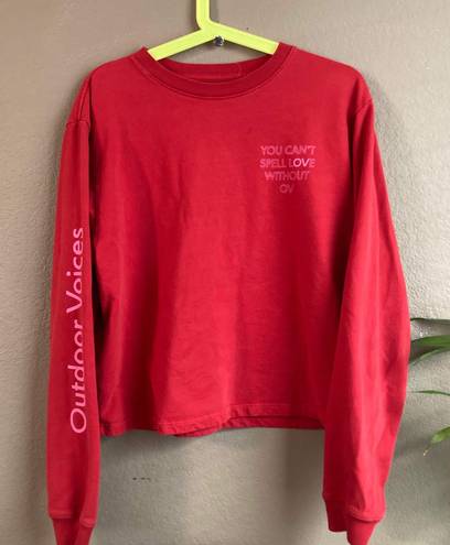 Outdoor Voices pullover sweater size M
