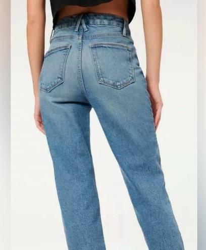 Good American NWT  Good Vintage Straight Leg Jeans Blue942 Color Size 6