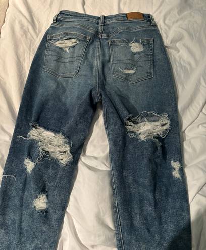 American Eagle Ripped Mom Jeans