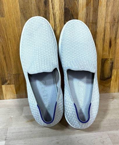 Rothy's Rothy’s The Original Slip on Sneaker Loafer White Salt Honeycomb