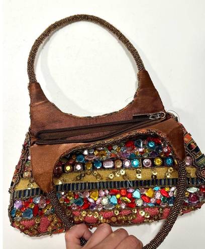 For Nine Vintage Y2K Beaded Rhinestone Mini Indie Handbag Multiple