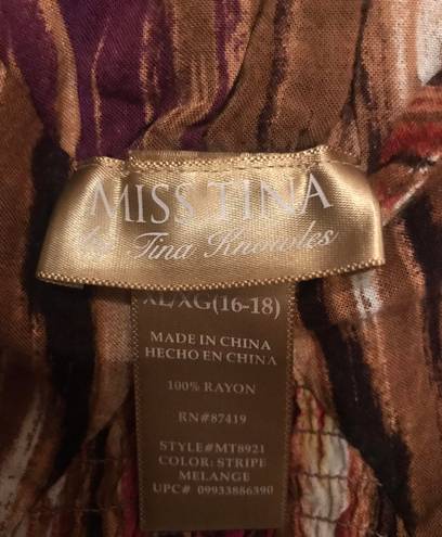 Miss Tina Knowles Tina Knowles Striped Sundress
