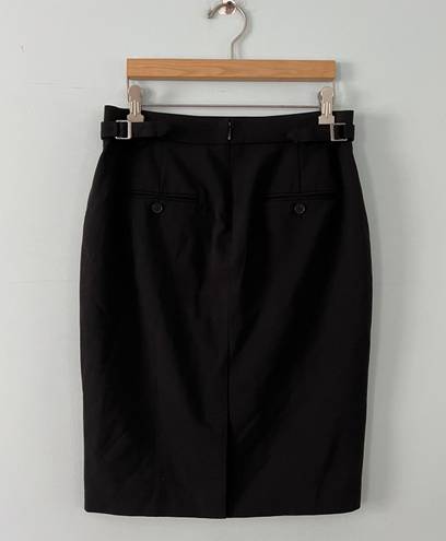 Polo NWT  Ralph Lauren Black Wool Pencil Skirt