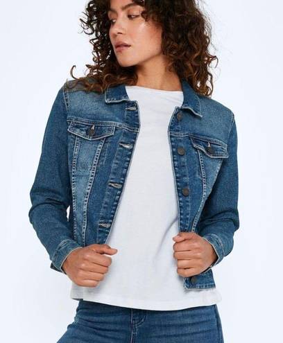 Noisy May  denim jacket distressed style Medium