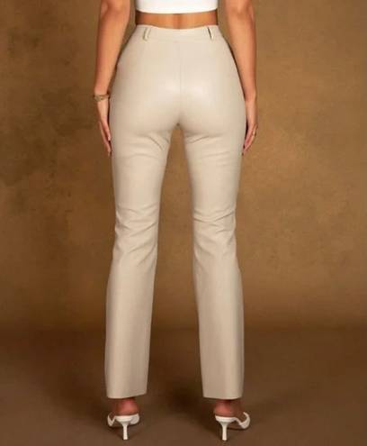 Meshki Tyra Straight Faux Leather Pants