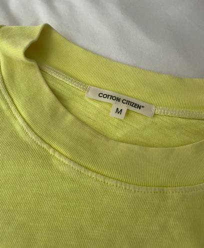 Citizen Cotton  Neon Yellow Tokyo Crop Tee