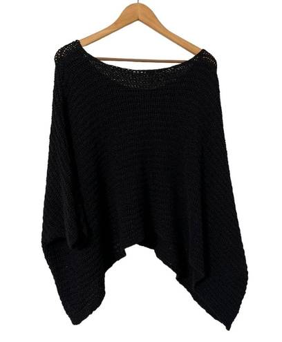 Helmut Lang Vintage  Crochet Ponchó Sweater Tunic