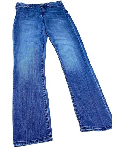 DKNY  Jeans Blue Denim Straight Leg Mid Rise Stretch 4 x 30 Pants