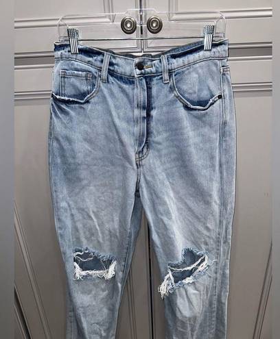 Cello  High Rise Distressed Dad jeans size 28