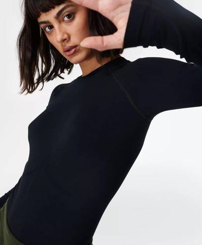 Sweaty Betty Glisten Seamless Long Sleeve Top in Sustainable Bamboo