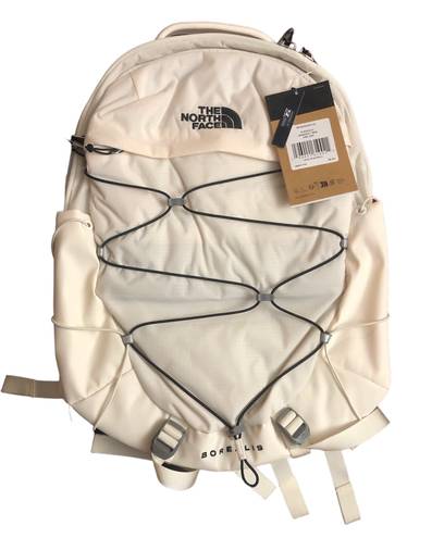 The North Face Women's Borealis Backpack Gardenia White/TNF Black New w/tag