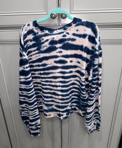 Rails  Ramona Striped indigo tie dye sweatshirt size XL