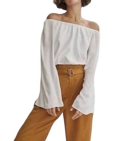 Elizabeth and James  Women’s Paperbag Waist Pleated Camel Color Cuffed Pants Size 4