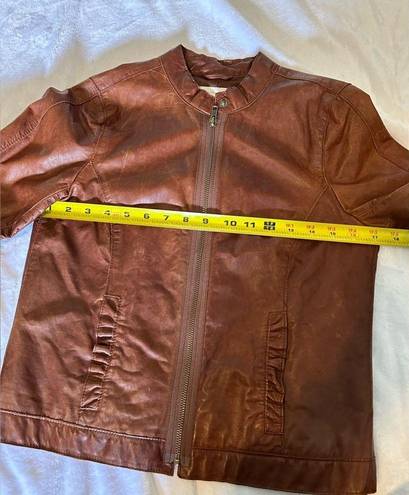 Old Navy VINTAGE  GENUINE LEATHER JACKET SIZE XS