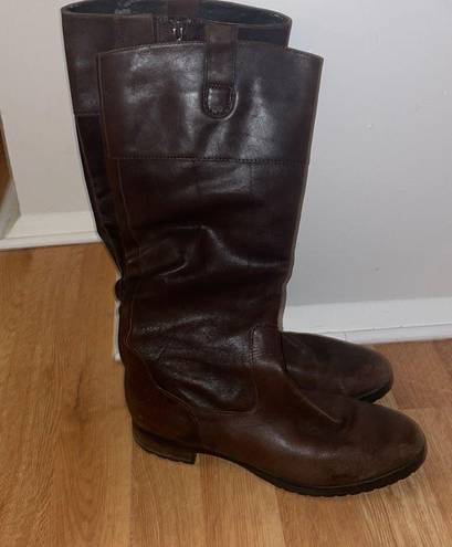 Ralph Lauren dark brown riding boots