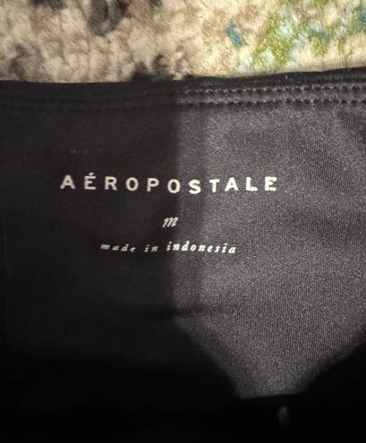 Aeropostale High Waisted Cross Flare Leggings