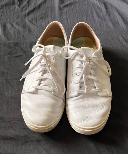 Olukai white leather sneakers