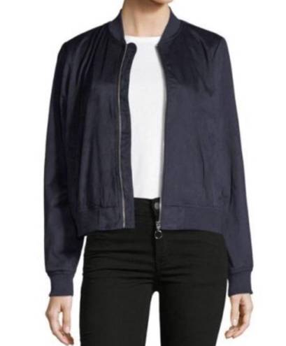 Bagatelle NEW  Faux-Suede Embroidered Bomber Jacket