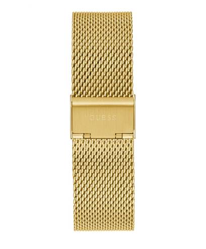 GUESS gold tone analog watch MESH BAND ADJUSTABLE BRACELET 