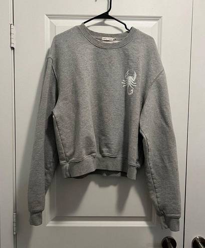 Good American  Oversize Zodiac (Scorpio) Crewneck Graphic Sweatshirt Size 3 (L)