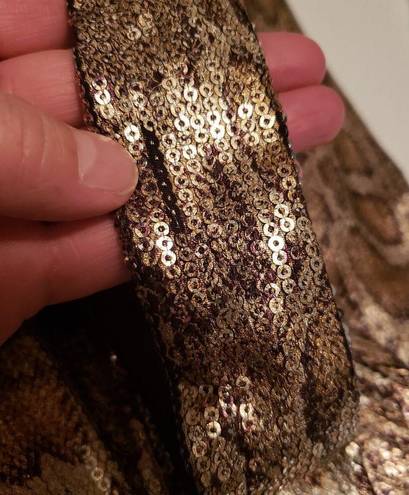 L'Agence  Auden Snake Print Sequined Square Neck Sleeveless Mini Dress Women's