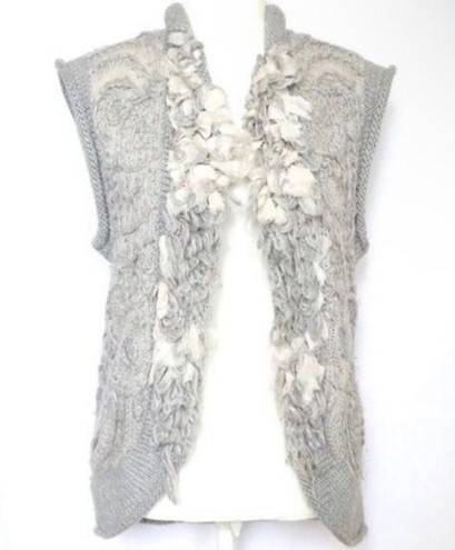 Rebecca Taylor  Fringe Sleeveless Sweater Vest M