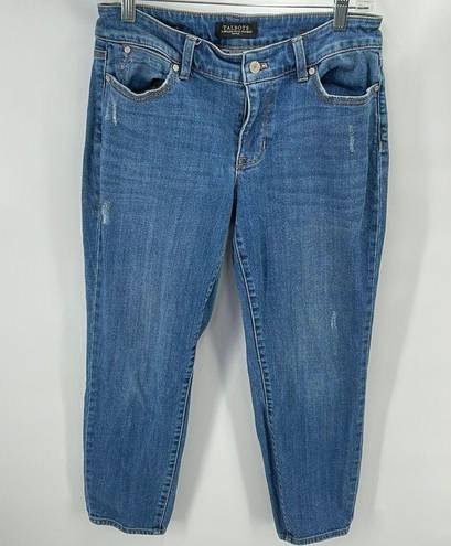 Talbots  Lawless Five-Pocket jeans boyfriend 6 6P petite straight leg medium wash